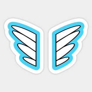 Angel/Bird Wings (back print only) Sticker